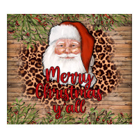 Santa Merry Christmas Y'all Ladies Tee | Teevron
