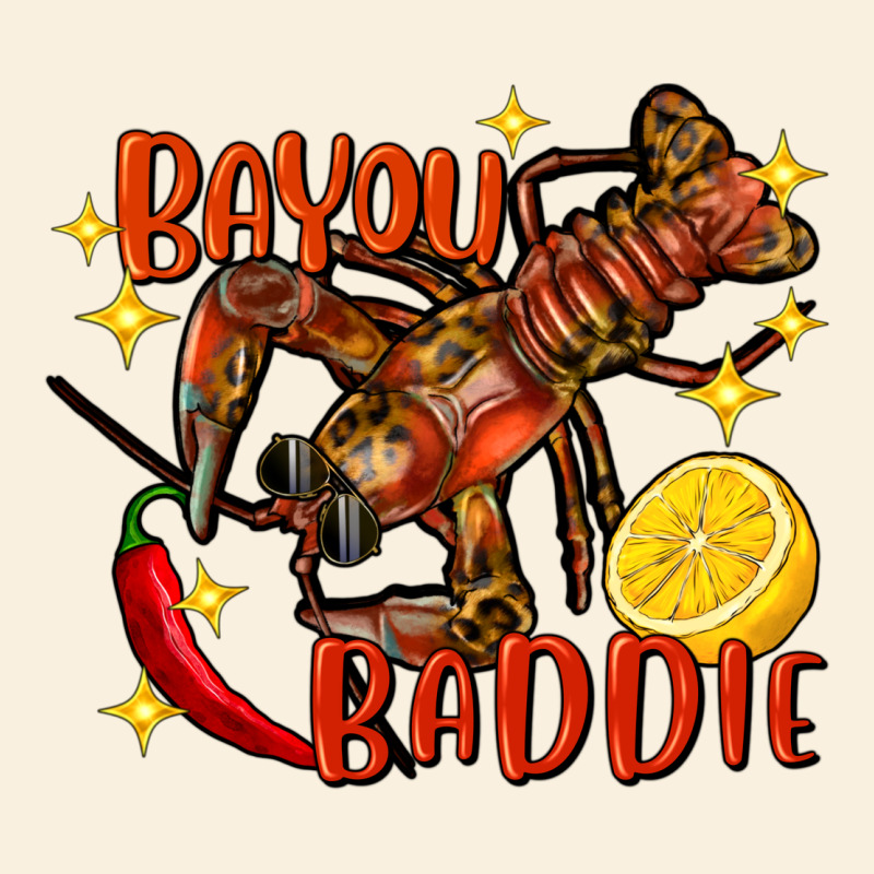 Crawfish Bayou Baddie Vintage Hoodie by FaDigitalArtStudio | Teevron