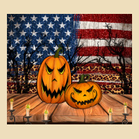 Halloween American Flag Tumbler Premium Hoodie | Teevron