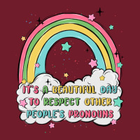 Beautiful Day To Respect Pronouns Zipper Hoodie | Teevron