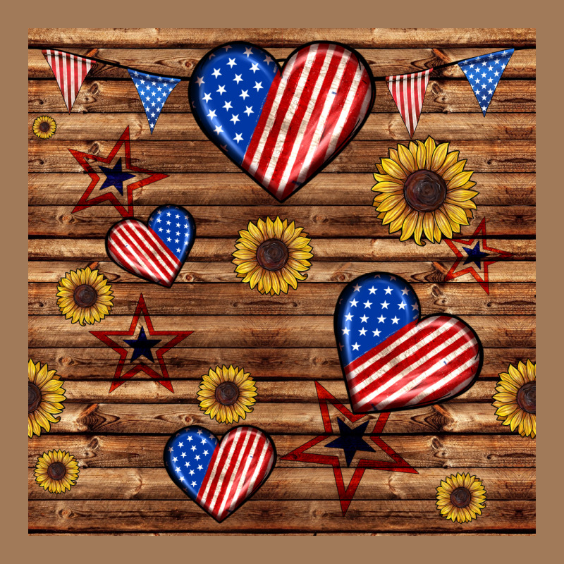 4th Of July Hearts Seamless Pattern Classic Tee by BundleAndBundleShop | Teevron