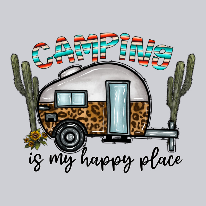 Camping Is My Happy Place Heavyweight Sweatshirt by CowhideDigitalArt | Teevron