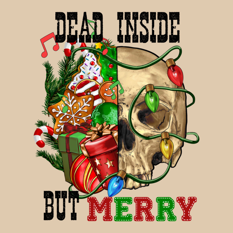 Dead İnside But Merry Human Skull Heavyweight Sweatshirt by FaDigitalArtStudio | Teevron