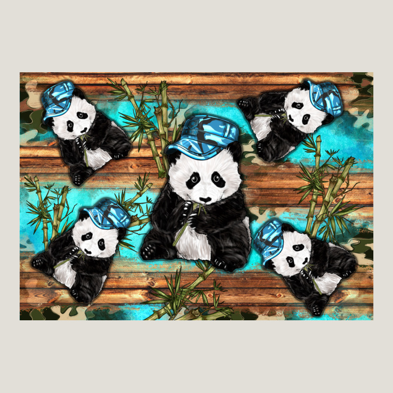 Camouflage Baby Panda Heavy Core Tee by Artiststas | Teevron