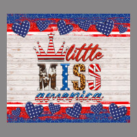 4th Of July Little Miss America Vintage Tee | Teevron