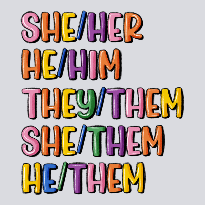 Lgbtq Pronouns Zipper Hoodie by MaliasSmallBusiness | Teevron