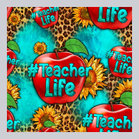 Teacher Apple Seamless Pattern Heavyweight Sweatshirt | Teevron