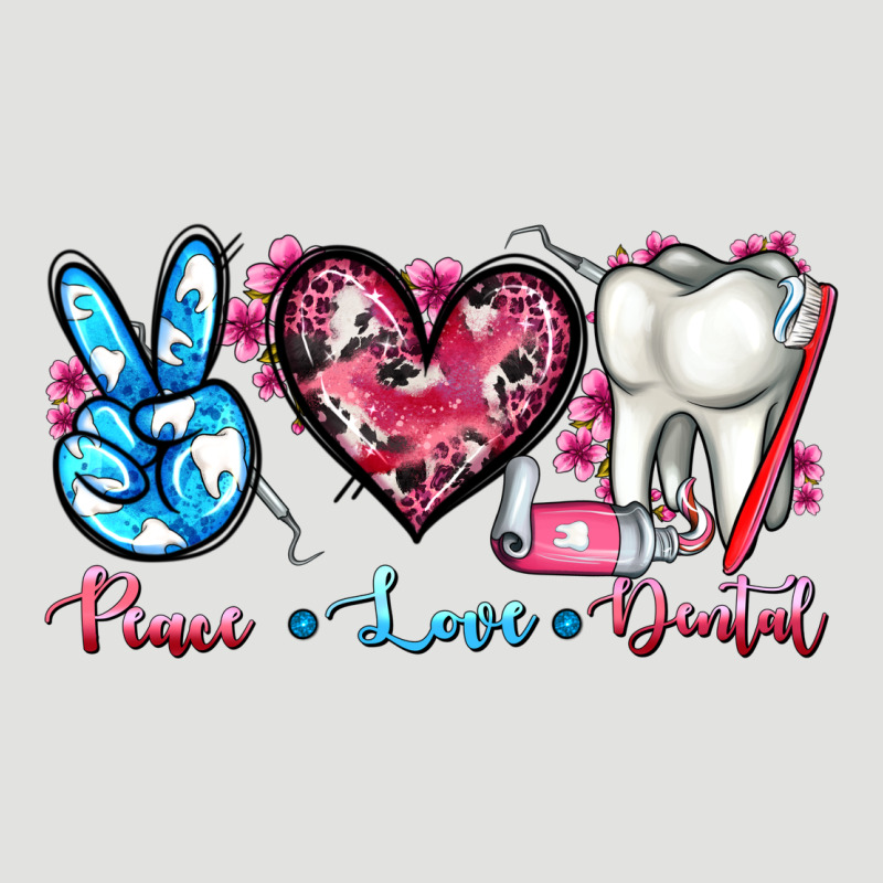 Peace Love Dental Classic Tee by AdoDesignShop | Teevron