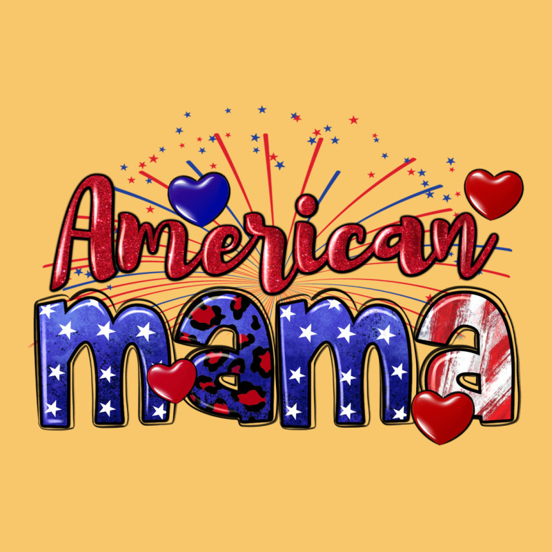 American Mama 4th Of July Vintage Hoodie by CowGirlArtShop | Teevron