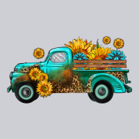 Farm Truck With Sunflower Heavyweight Sweatshirt | Teevron