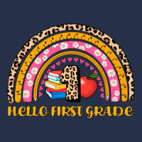 Back To School Rainbow Hello First Grade Premium Hoodie | Teevron