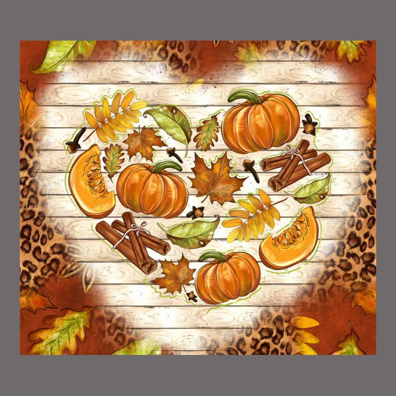 Fall Heart With Leopard Urban Hoodie by TumblerDesignByShophia | Teevron