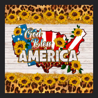 God Bless America Square Coaster Vintage Tee | Teevron