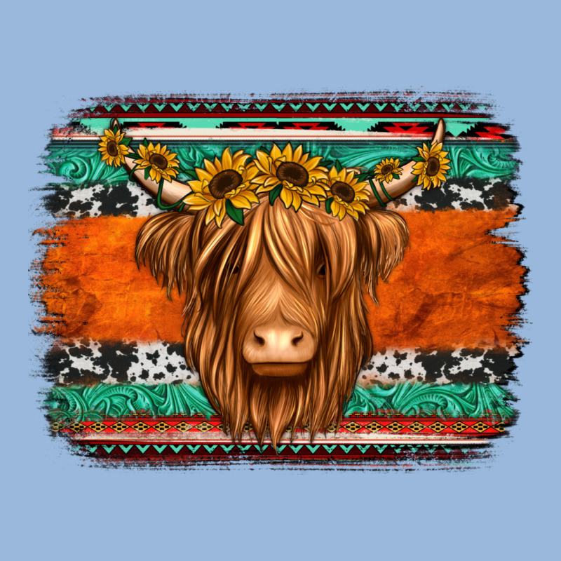 Highland Cow Western Background Premium Hoodie by Jasminsmagicworld | Teevron