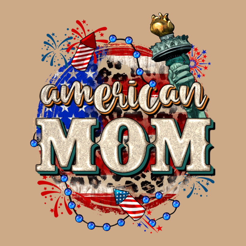 American Mom 4th Of July Vintage Hoodie by CowGirlArtShop | Teevron