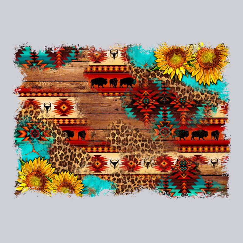 Aztec And Leopard Background Heavyweight Sweatshirt by HRA Design Shop | Teevron