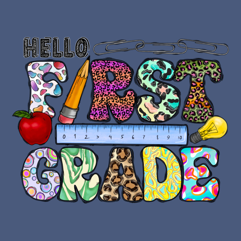 Hellofirstgrade Vintage Hoodie by CowhideDigitalArt | Teevron