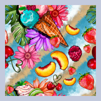 Flowers Ice Cream Fruit Long Sleeve Tee | Teevron