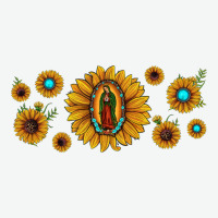 Sunflower Lady Of Guadalupe Urban Heavy Tee | Teevron