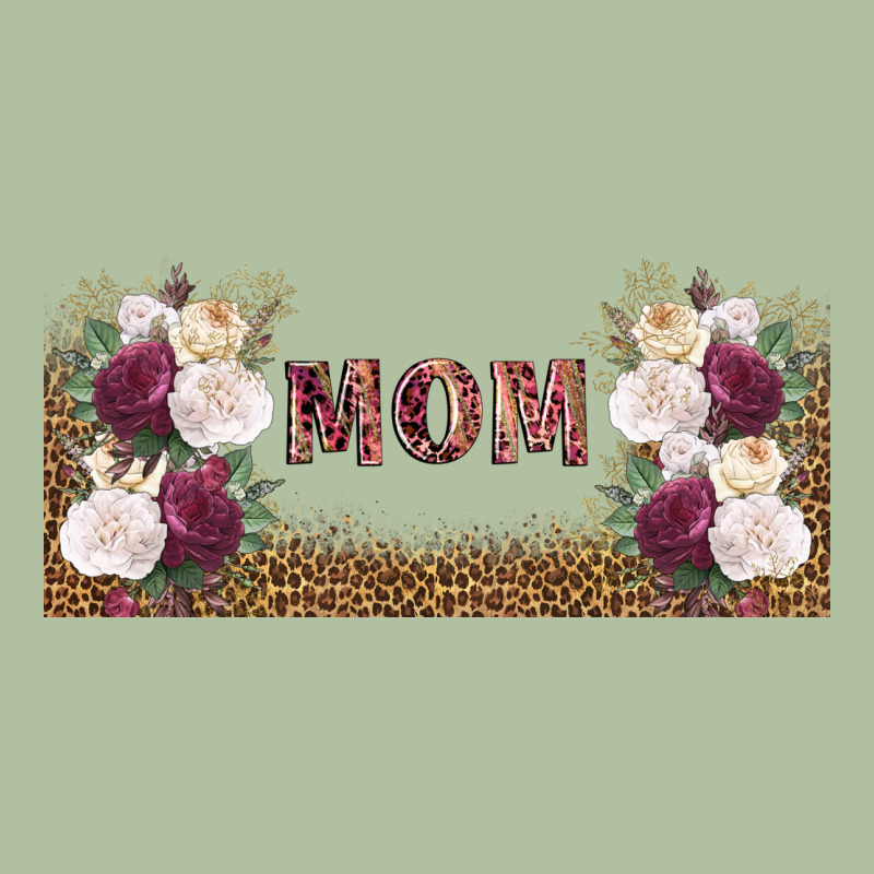 Mom Burgundy Flowers With Leopard Urban Hoodie by TumblerDesignByShophia | Teevron