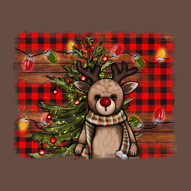 Reindeer Trees Background Long Sleeve Tee by AdoDesignShop | Teevron