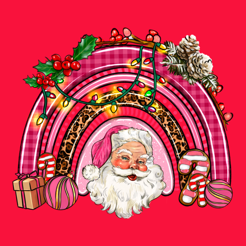Pink Christmas Rainbow Classic Tee by AdoDesignShop | Teevron