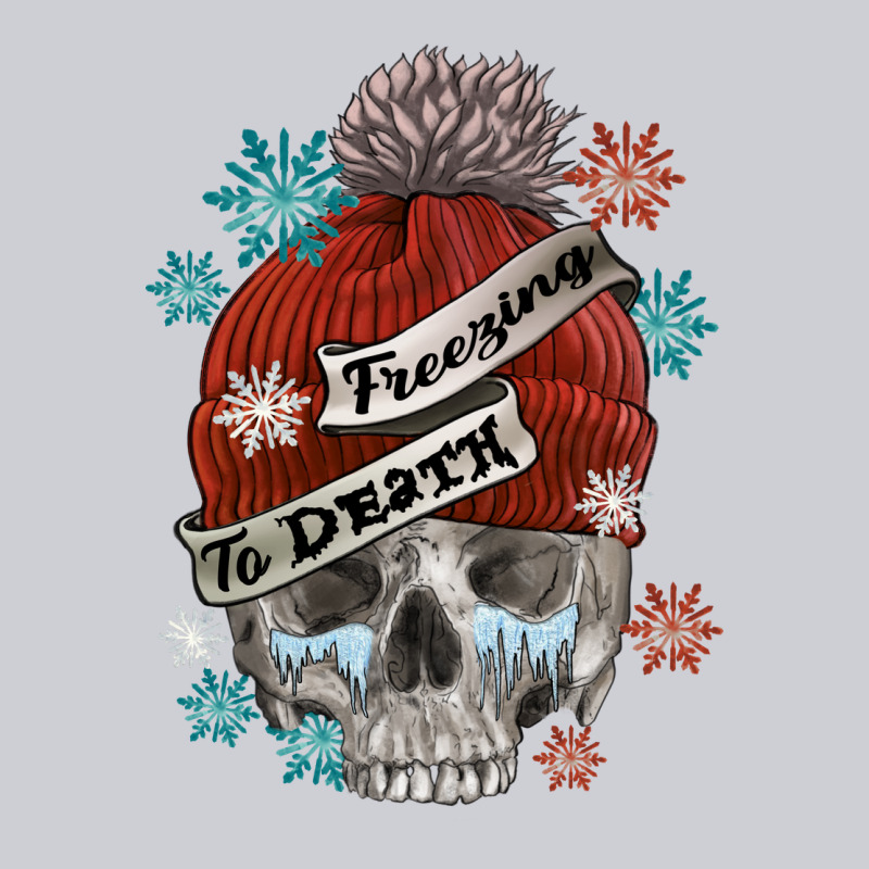 Freezing To Death Skull Heavyweight Sweatshirt by FaDigitalArtStudio | Teevron