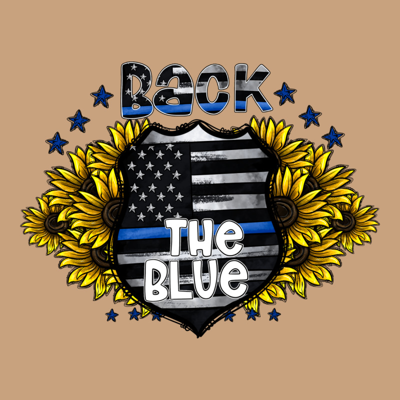 Back The Blue Vintage Tee by CowhideDigitalArt | Teevron