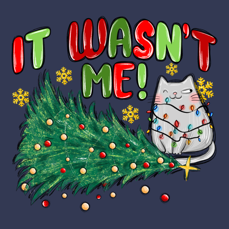 It Wasn't Me! Christmas Cat Heavyweight Hoodie by MaliasSmallBusiness | Teevron