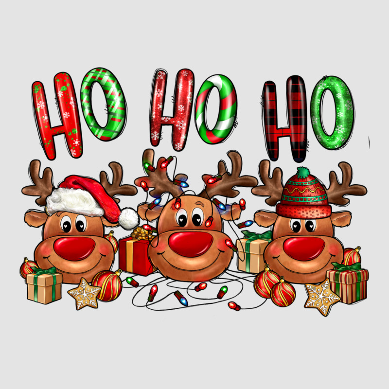 Ho Ho Ho Reindeer Premium Sweatshirt by NancyCooperArtShop | Teevron