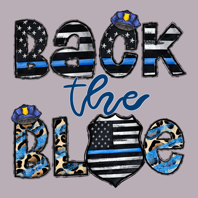 Back The Blue1 Vintage Tee by CowhideDigitalArt | Teevron