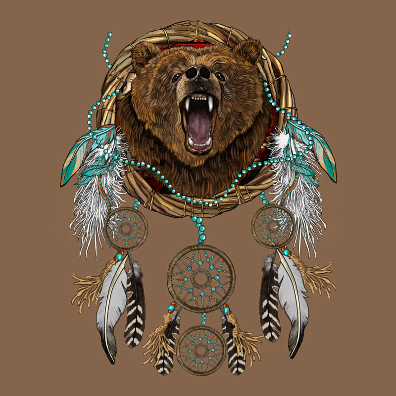 Bear  Native Dreamcatcher Premium Tee by BarkalooDesign | Teevron
