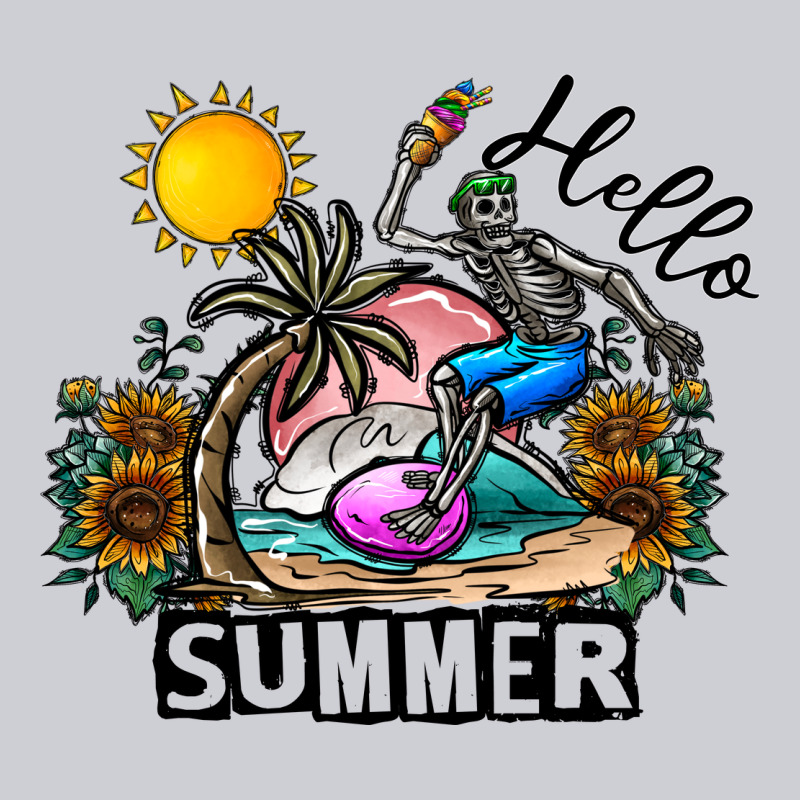 Hello Summer Heavyweight Sweatshirt by CowhideDigitalArt | Teevron