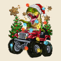 Christmas T-rex With Monster Truck Premium Tee | Teevron