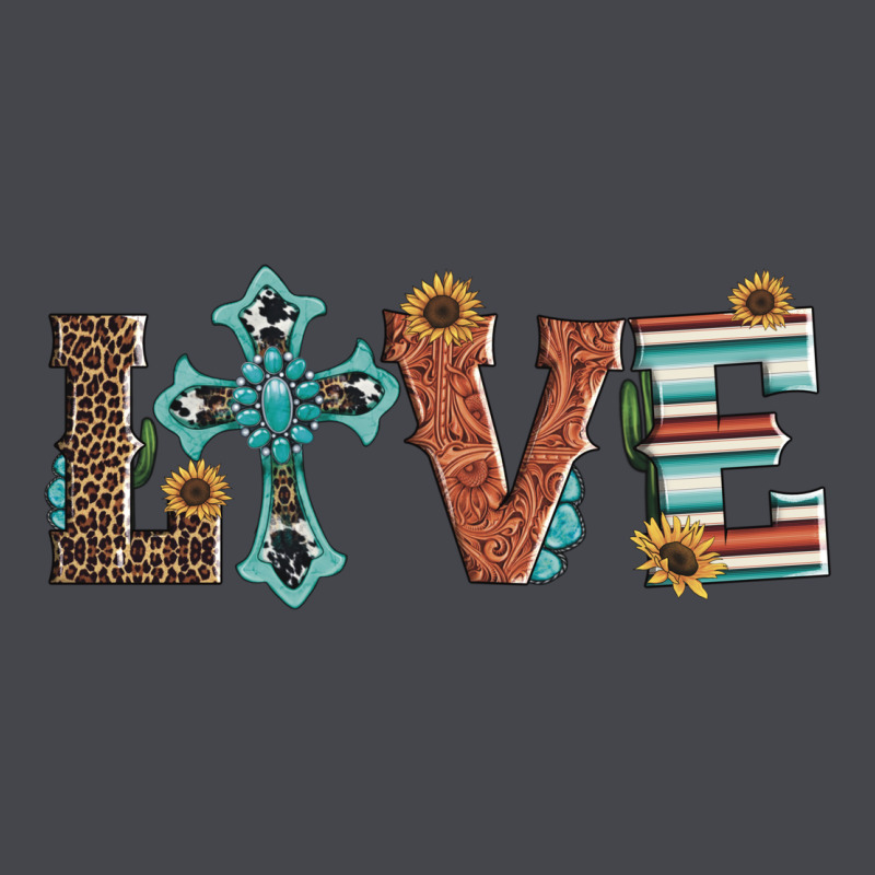 Western Love With Cross Long Sleeve Tee by Artiststas | Teevron
