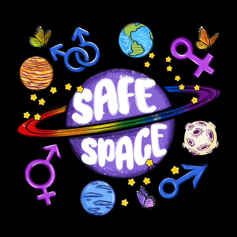 Safe Space Zipper Hoodie by MaliasSmallBusiness | Teevron