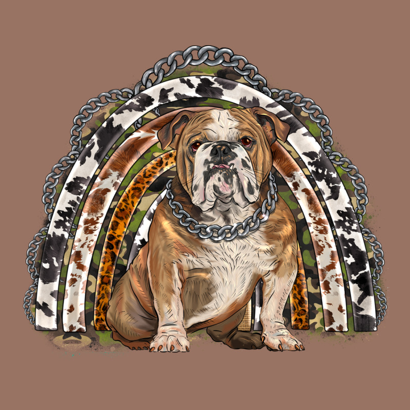English Bulldog Rainbow Premium Hoodie by BarkalooDesign | Teevron