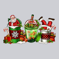 Coffee Cups With Santa Claus Heavyweight Sweatshirt | Teevron