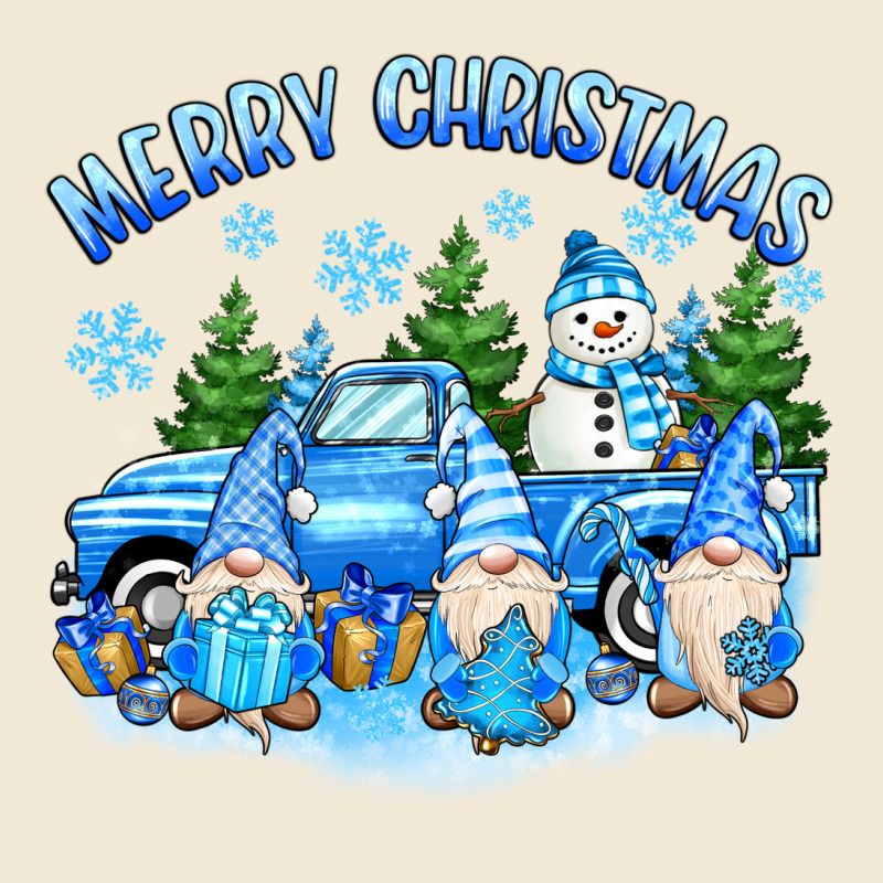 Merry Christmas Snowman Gnomes Truck Premium Tee by MaliasSmallBusiness | Teevron