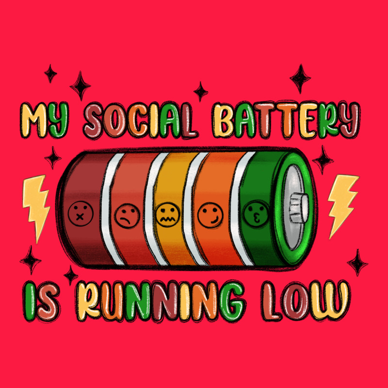 Social Battery Zipper Hoodie by MaliasSmallBusiness | Teevron