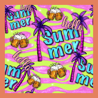 Hello Summer And Beer Seamless Pattern Classic Tee | Teevron