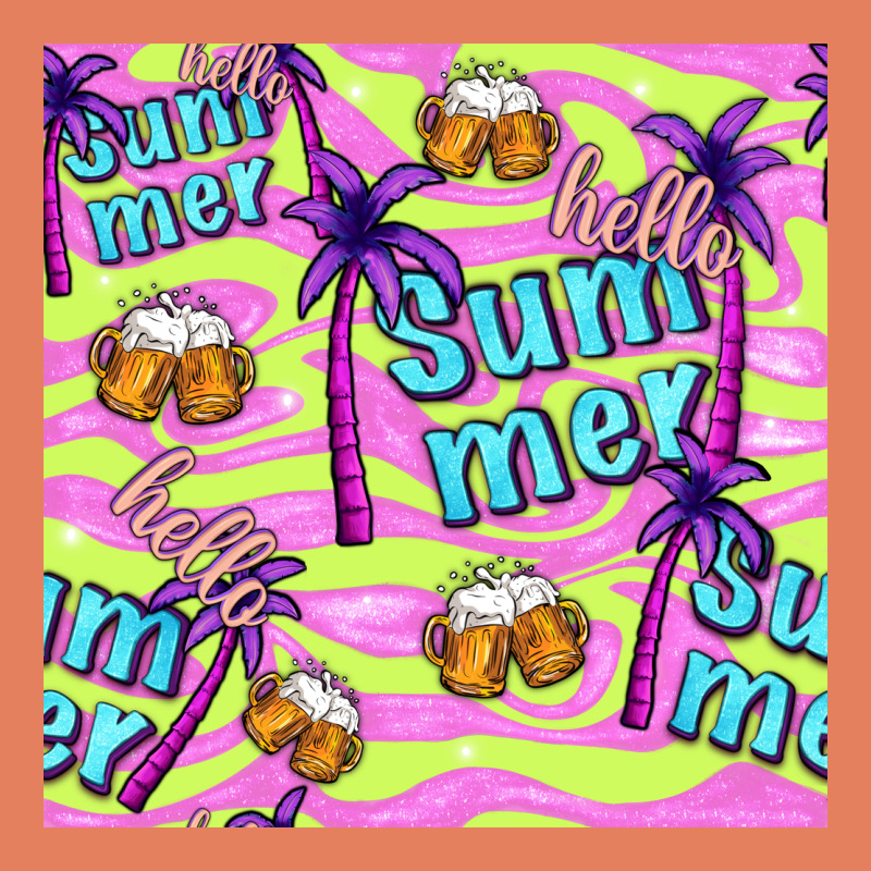 Hello Summer And Beer Seamless Pattern Classic Tee by BundleAndBundleShop | Teevron