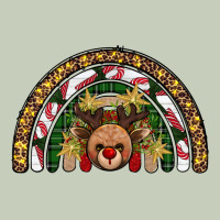 Reindeer Rainbow Christmas Ladies Tee | Teevron