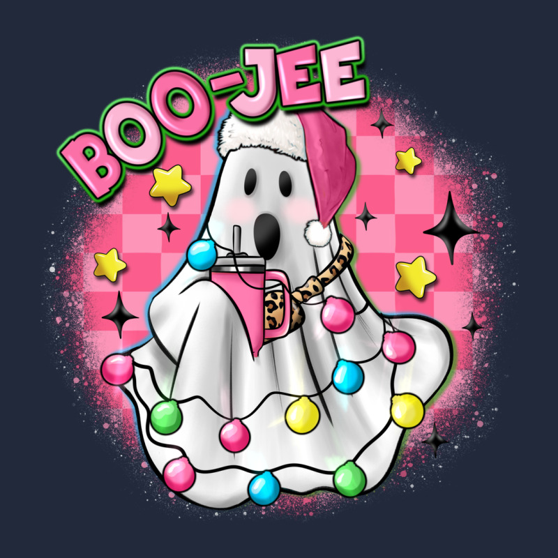 Boo Jee Pink Christmas Ghost Premium Sweatshirt by MaliasSmallBusiness | Teevron