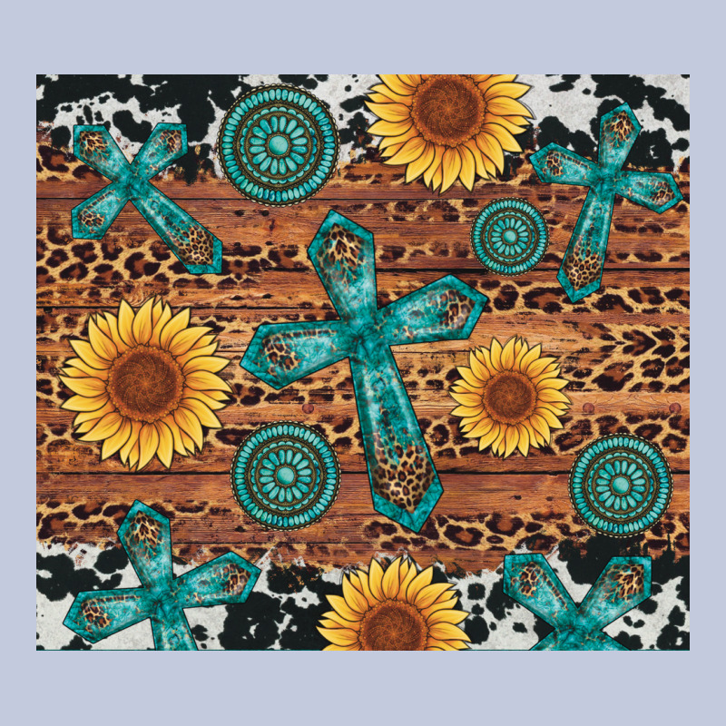 Cross Gemstone And Sunflower Long Sleeve Tee by Artiststas | Teevron