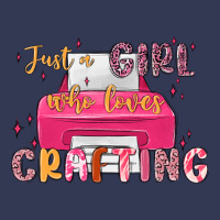 Just A Girl Who Loves Crafting Heavyweight Hoodie | Teevron