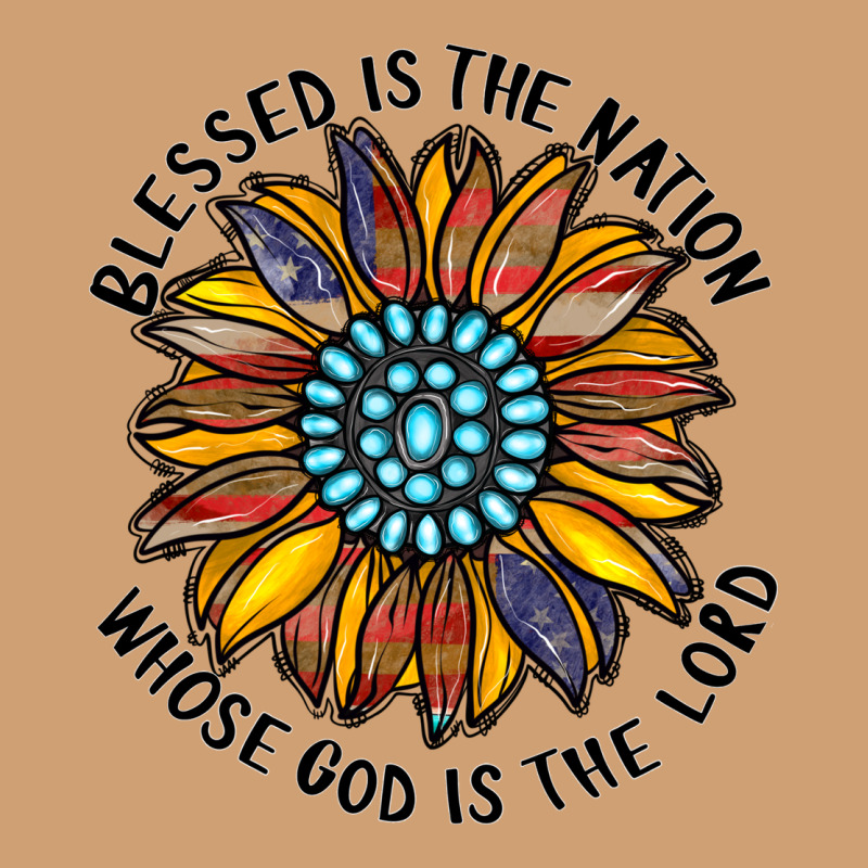 Blessed Is The Nation Whose God Is The Lord Vintage Tee by CowhideDigitalArt | Teevron