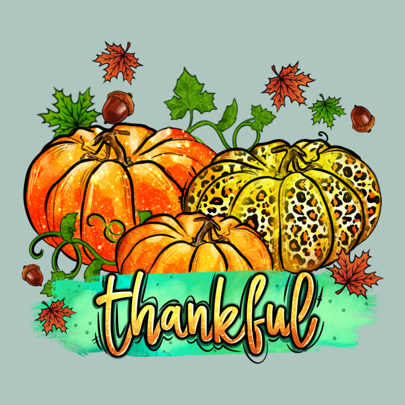 Thankful Pumpkins With Glitter Premium Sweatshirt by MaliasSmallBusiness | Teevron