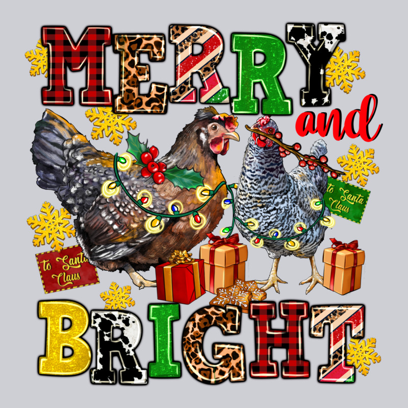 Chicken Merry And Bright Classic Tee by AdoDesignShop | Teevron