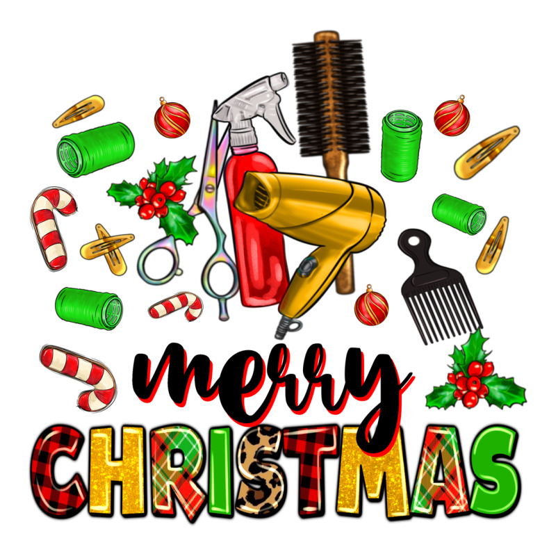 Merry Christmas Hair Premium Tee by MaliasSmallBusiness | Teevron